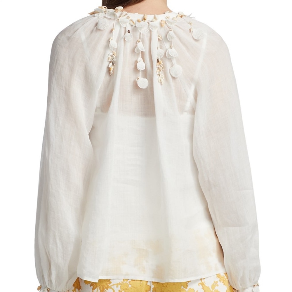 Zimmermann
Postcard Shell Blouse Size 0 xs/small